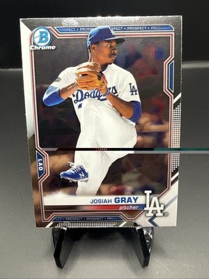 Josiah Gray 2021 Topps Chrome Baseball Prospect #BCP-150