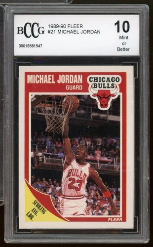 1989 Fleer Jordan BGS 90