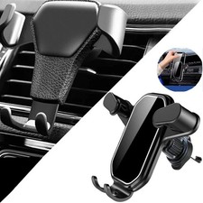 Gravity Car Phone Holder Air Vent Clip Mount Mobile Stand GPS For iPhone
