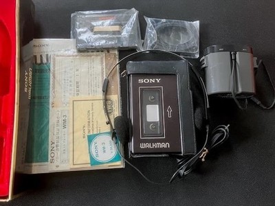 動作確認済 SONY MDR-4L1 ウォークマン WM-3 純正付属品 Sony WM-3 Walkman Deluxe Cassette Player Rare w/MDR-4L1 Box Manual