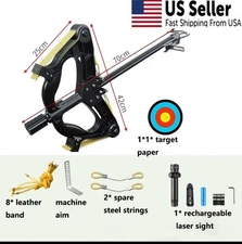 Compound Bow 60LBS Slingshot Laser  Bow Set fun outdoor shooting steel balls