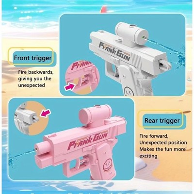 Zwei-Wege Wasserpistole * Streich Squirt Gun * Dose Spray von vorne und hinten - lustiger Streich