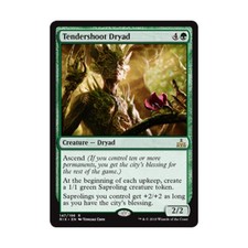 WotC MTG Rivals of Ixalan Tendershoot Dryad (R) NM
