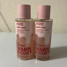Victoria's Secret Pink Creme Warm Cozy Body Mist 8.4 fl oz 2 Pack