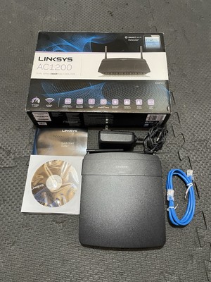 Linksys AC1200 EA6100 Dual-Band 2.4 + 5 GHz Smart Wi-Fi Router W/ Box Working