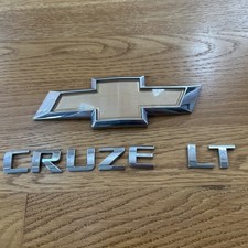Genuine Oem 2011-2015 Chevy Cruze Lt Rear Bowtie Trunk Lid Emblem Letters Chrome