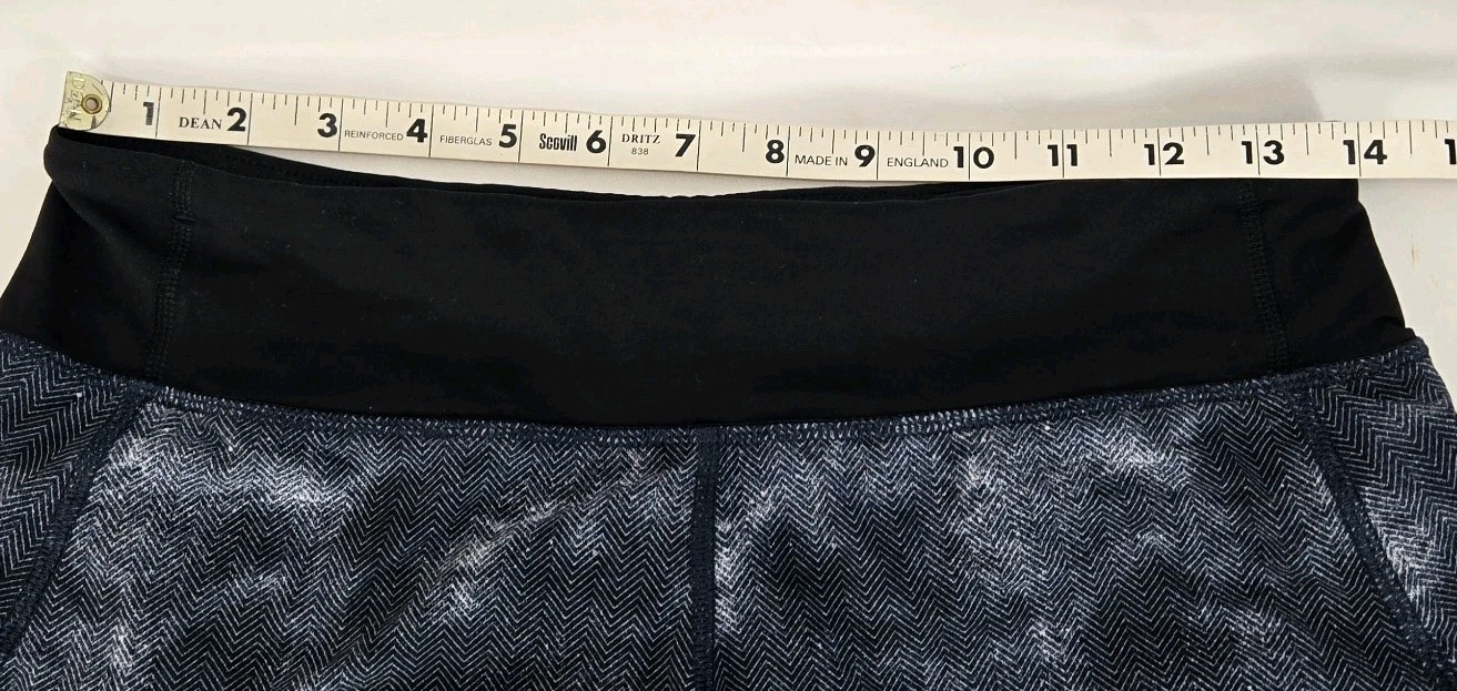 Lululemon 4 Speed Short  Mini Diffusion White Bla… - image 8