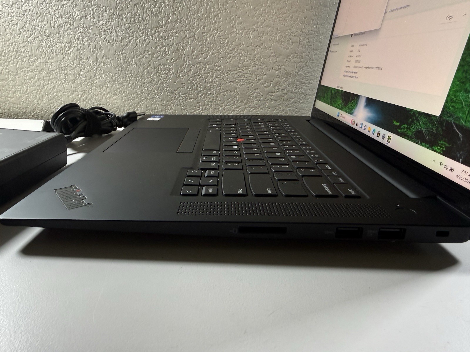 Lenovo ThinkPad P1 Gen 4, 16-Inch Laptop, with Intel Core i7 11th Gen., 512 GB NVMe (Non-Volatile Memory Express), Windows 11 Pro