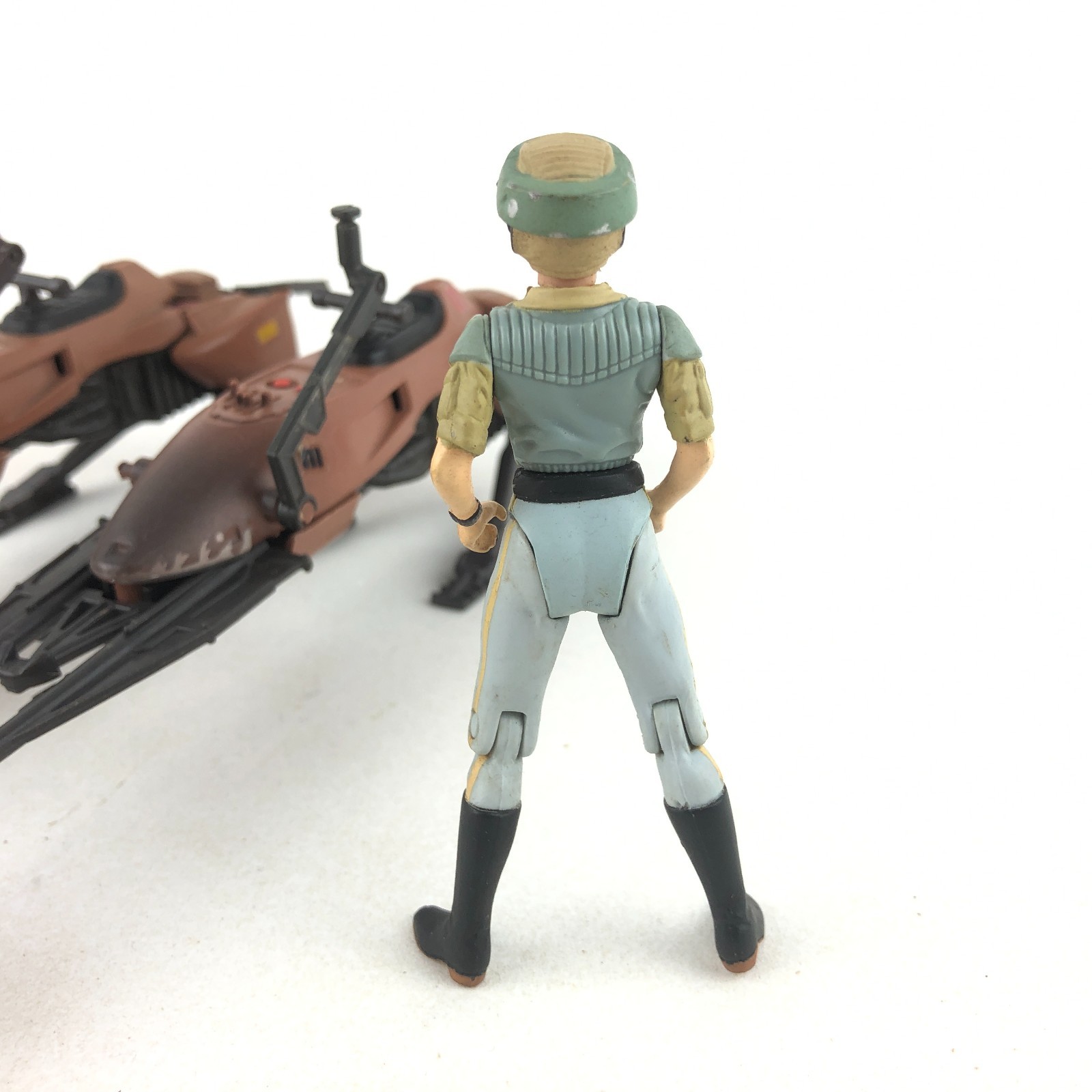 Tonka Star Wars 1995 Speeder Bikes & Leia Action Figure LOT for Parts or Repair