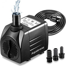 400GPH Submersible Pump 25W - Ultra Quiet Fountain Water Pump, 1500L/Hr, 6.56Ft
