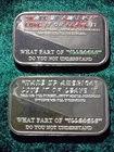 2 - 1 oz Silver Bars, Wake Up America
