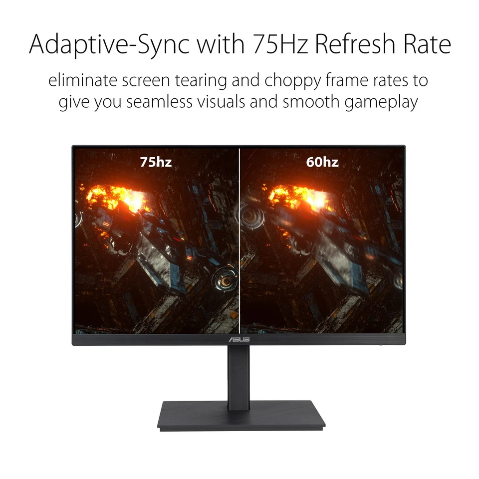 ASUS 27 Inch Full HD Monitor IPS 1920x1080 Adaptive Sync Eye Care HDMI USB - Image 4 of 4