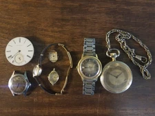 Antique & Vintage Men's & Women’s Watch Lot  for parts / Repair not working 