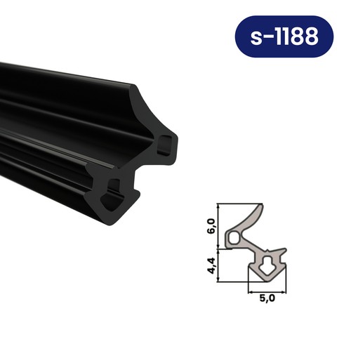 Fensterdichtung Gummidichtung 17 Type EPDM Fenster Dichtung Gummi Schwarz VEKA - Bild 24 von 26