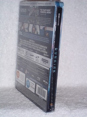 Dunkirk (4K/Blu-ray, 2026, STEELBOOK) NEW Christopher Nolan Tom