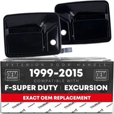Exterior Front Driver and Passenger Door Handle Set - Compatible with 1999-20...