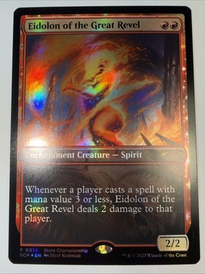 Eidolon of the Great Revel NM FOIL PROMO Game Day & Store Championships MTG