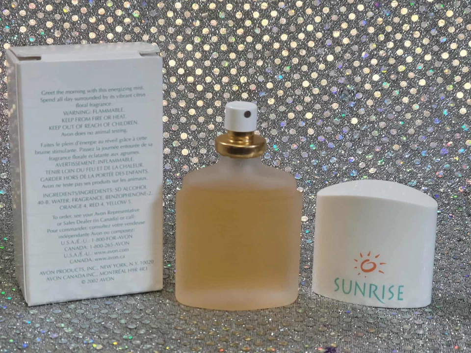Spray vaporizador fragancia aromaterapia Avon SUNRISE 1 OZ ~ NUEVO EN CAJA ~ DE COLECCIÓN ~ ENVÍO AL DÍA SIGUIENTE Foto 2 de 4