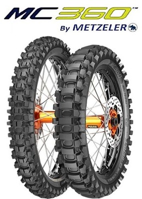 METZELER MC360 90/90-21 & 110/100-18 DIRT TIRE SET MID-HARD SUZUKI RM