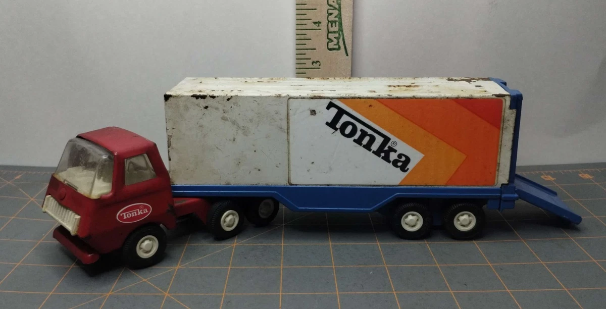 Tonka Plastic Vintage Manufacture Diecast Tractor Trailers/Semis