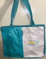 Phaxil Pharma Pharmaceutical Promo Advertisement Tote Bag (Rare) Aqua