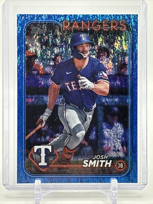 2024 Topps Update Josh Smith #US207 Blue Holo Foilboard /999 SP Team Color Match