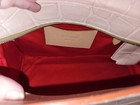 VINTAGE Dooney & Bourke Side Pocket SATCHEL Handbag PURSE BLUSH PINK BAG $450.00 — photo 4