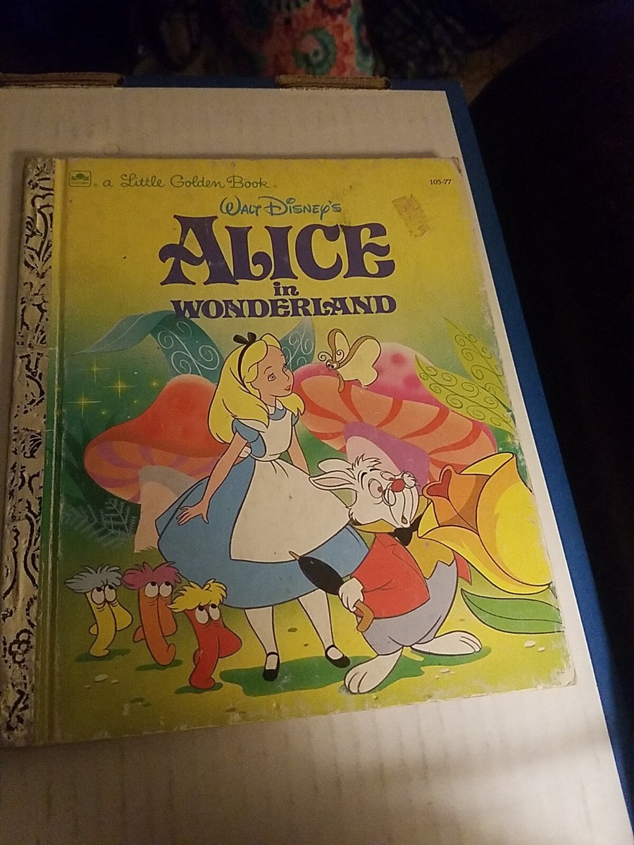 Alice in Wonderland Walt Disney - Little Golden Book | eBay