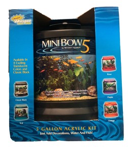 mini bow 5 gallon fish tank
