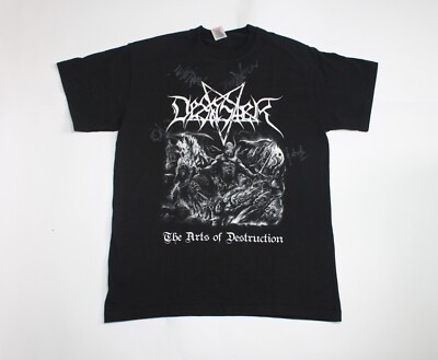 Desaster Signed T-Shirt The Arts Of Destruction Death Metal Band