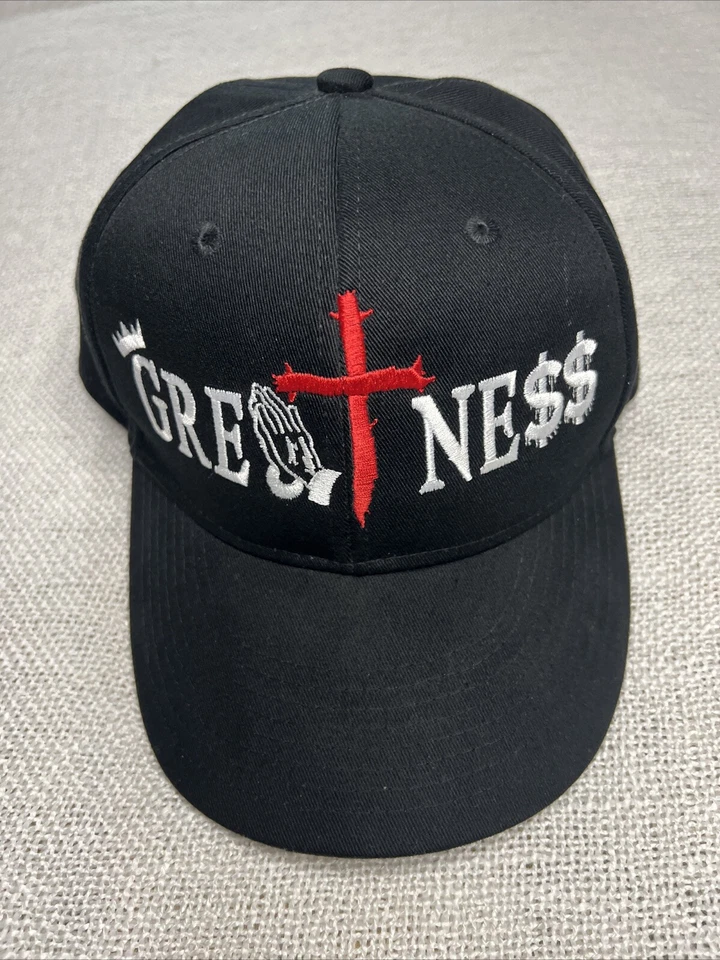 Sombrero Greatness Odyssey SnapBack - Negro Ajustable Talla Única Se Adapta a la mayoría Foto 4 de 4