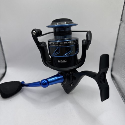 Penn Spinning Reel Battle III 4000 LE Sharp Blue Limited Edition Bass Saltwater