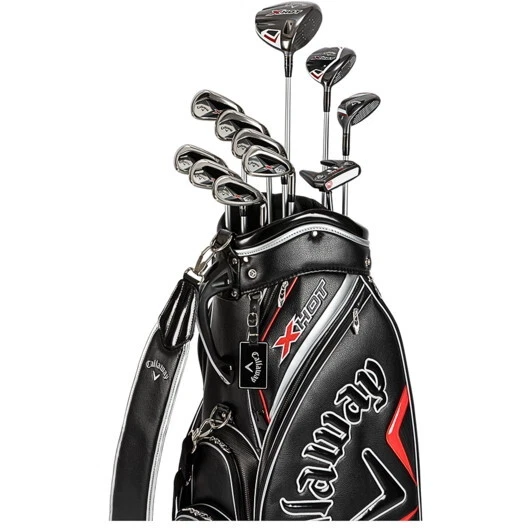 Callaway X HOT Men's Club 11pcs Caddy Back Set 2021 Steel Shaft Flex Stiff NEW - Image 3 of 4