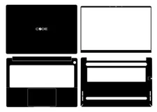 Carbon Vinyl Laptop Stickers Skin Decals Guard for MECHREVO Code 01 16" 2022