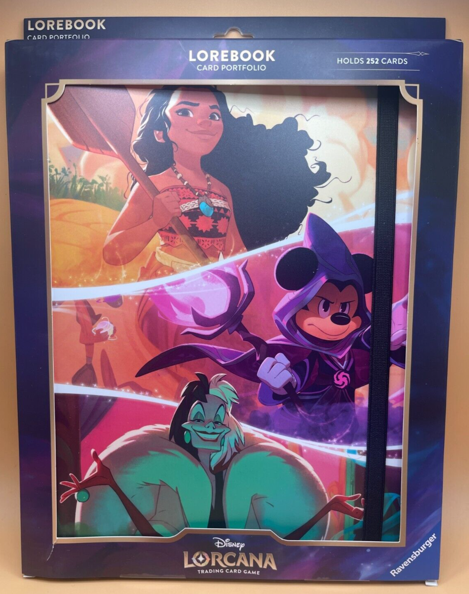 Disney Lorcana TCG Portfolio Binder Album Premium Storage