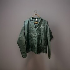 Vintage Forest Green Windbreaker - One Size Fits All