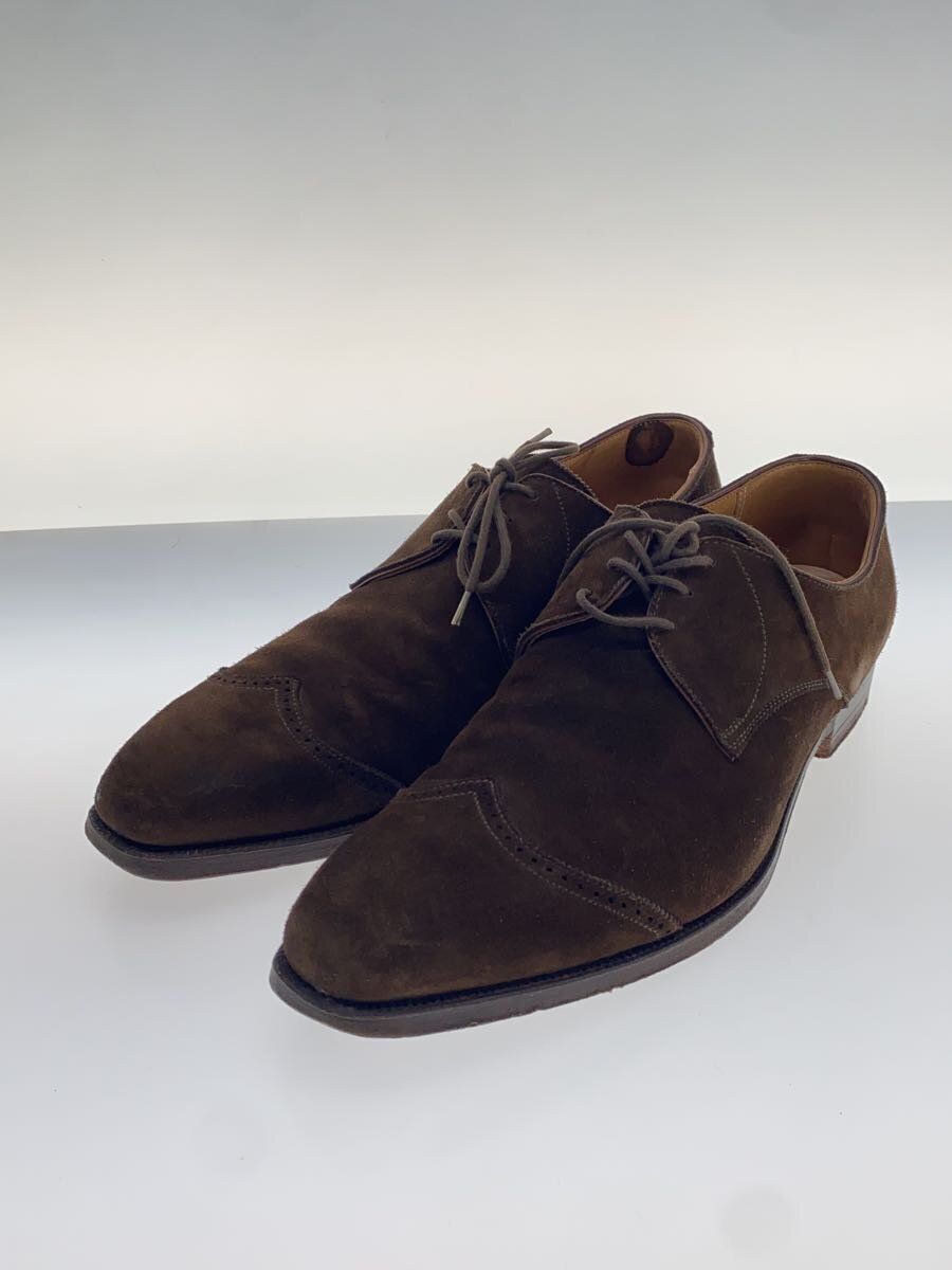 CROCKETT & JONES Dress Shoe UK 8.5 Brown Suede 5250-29X Used CROCKETT & JONES Dress Shoe UK 8.5 Brown Suede 5250-29X Used