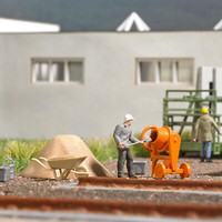 Busch 79901 A-Set:Beton Mischen , H0, Neu 2024
