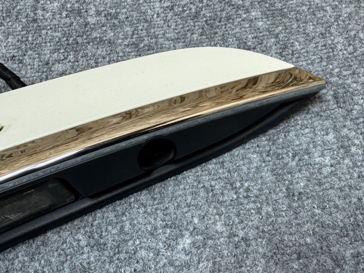 MASERATI GHIBLI M157 14-17 OEM REAR TRUNK MOLDING LICENSE LIGHT CAMERA WHITE 60K
