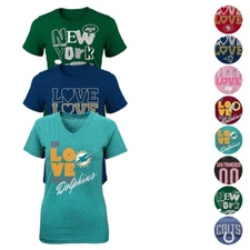 NFL Outerstuff Various Team Graphic T-Shirt Collection Girls Youth Size (S-XL)