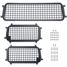 Metal RC Side Windows Rear Windows Protective Mesh Net for 1/10 Scale RC Craw...