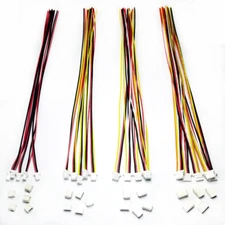 BOJOUL for 20 Sets JST SH 1.0Mm 2 3 4 5 Pin Male Connector and 28AWG Female