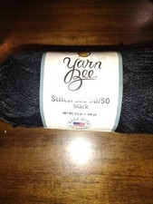 Yarn Bee  Stitch 101  50/50   Black