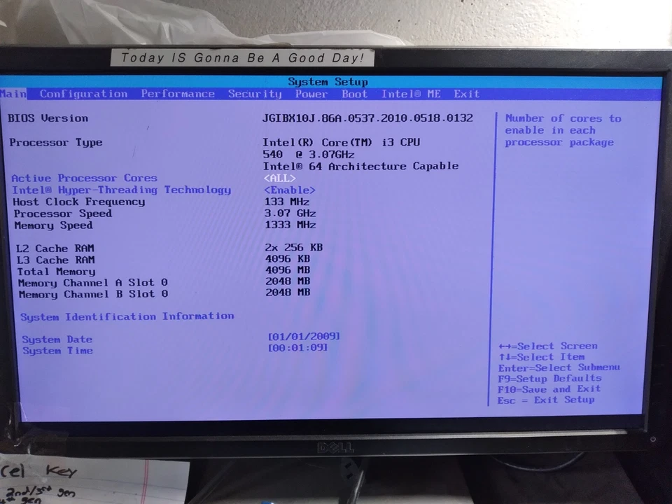 Intel desktop board DH57JG Motherboard w/i3-540@3.07, 4GB RAM, IO Shield #2115 - Image 2 of 4