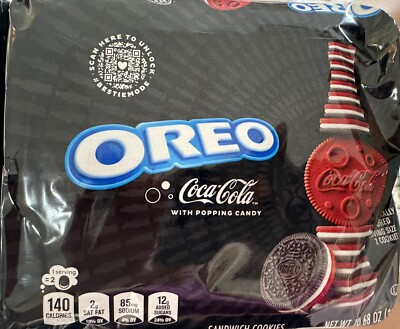 OREO Coca-Cola Sandwich Cookies, Limited Edition 10.68oz