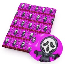 Movie Monsters FAUX LEATHER SHEET 8" x 12" Boys of Horror 1233231 SMOOTH Ghost
