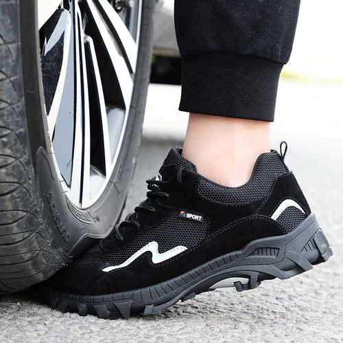 Men's Safety Shoes Steel Toe Cap Indestructible Sneakers Work Boots Outdoor Size - Picture 4 of 16