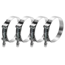 4 x 4." Stainless Steel T Bolt Clamp Turbo Intake 108mm ID Silicone Hose Clamp