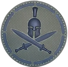 MSM SPARTAN HELMET MILSPEC MONKEY 3D FOREST PVC RUBBER TACTICAL HOOK PATCH