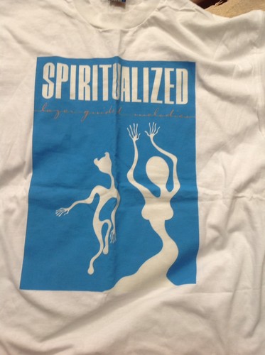 Spiritualized Vintage NOS Lazer Guided Melodies Glow T Shirt size XL Spacemen 3 - Picture 3 of 6